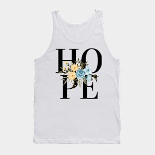 HOPE Floral Christian Tank Top